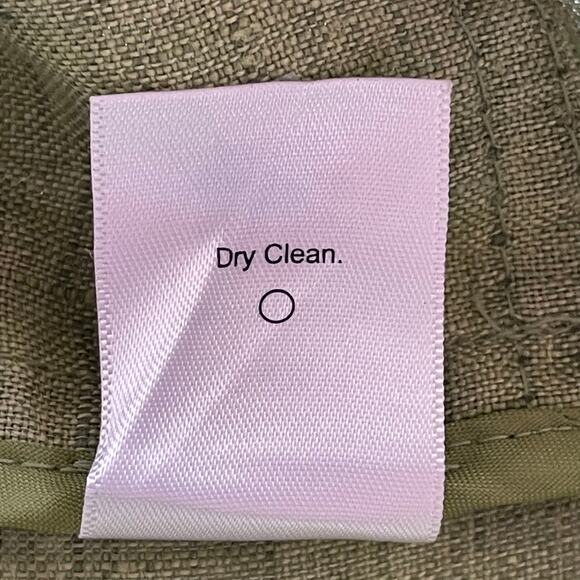 Coldwater Creek Chartreuse Lime Green 100% Linen Jacket Petite LG Spring Casual - Picture 14 of 14